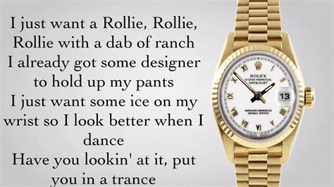 lyrics to rolex